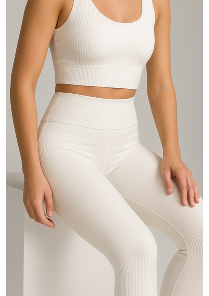 Kadın Yüksek Bel Düz Fitilli Toparlayıcı Tayt – Günlük Kullanım modelleri