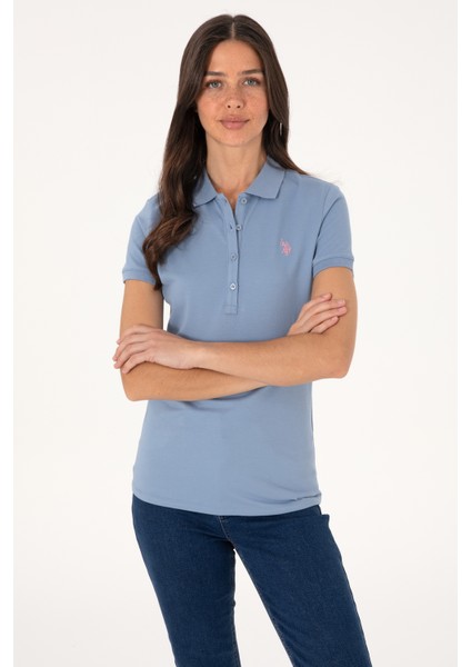 Kadın Mavi Tişört Basic 50300830-VR036 modelleri