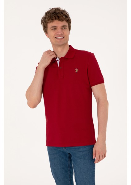 Erkek Bordo Tişört Basic 50310669-VR014 modelleri