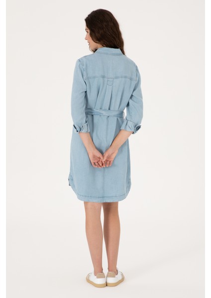 Kadın Mavi Elbise (Jean) 50305573-DN0022 fırsatları