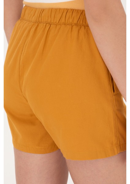 Kadın Hardal Şort / Bermuda 50300653-VR072