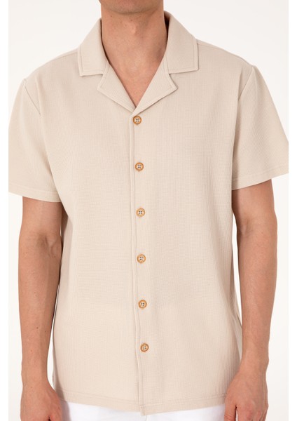 Erkek Taş Gömlek Örme 50306977-VR049