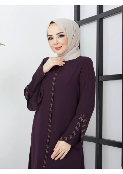 Büyük Beden Taş Detaylı Ferace fırsatları