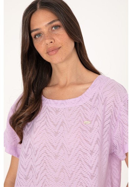 Kadın Lila Gömlek Kısa Kollu 50299319-VR034 fiyatları
