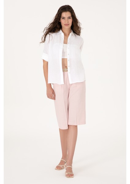 Kadın Pudra Şort / Bermuda 50300605-VR042