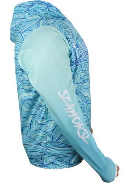 Special Angler Uv T-Shrt Blue Wave fiyatları
