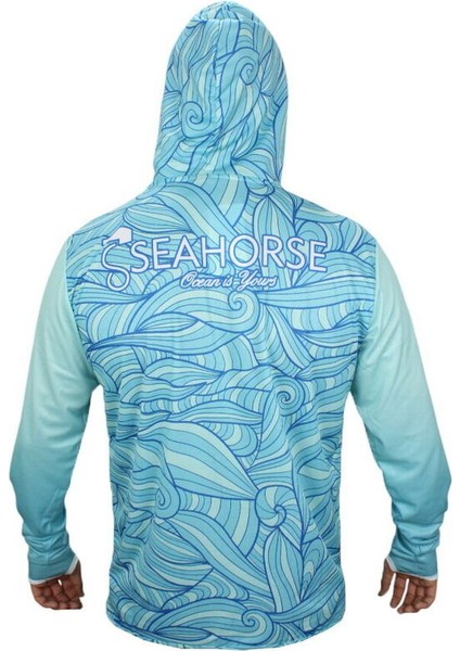 Special Angler Uv T-Shrt Blue Wave modelleri