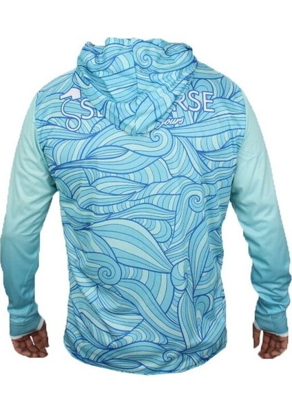 Special Angler Uv T-Shrt Blue Wave fırsatları