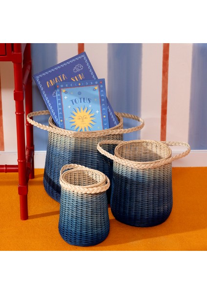 Java Rattan Sepet 30 cm Mavi indirimleri