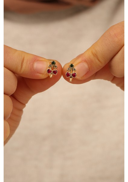 Kiraz Çocuk Altın Küpe CGKKP0180