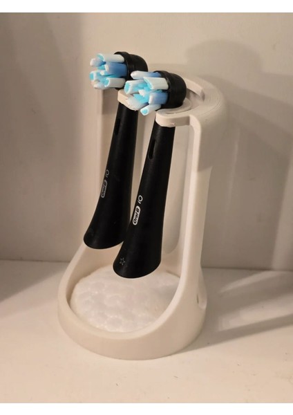 Oral B Uyumlu Diş Fırçalık – Siyah Renk Diş Fırçası Ucu Tutucu