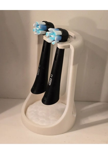 Oral B Uyumlu Diş Fırçalık – Siyah Renk Diş Fırçası Ucu Tutucu