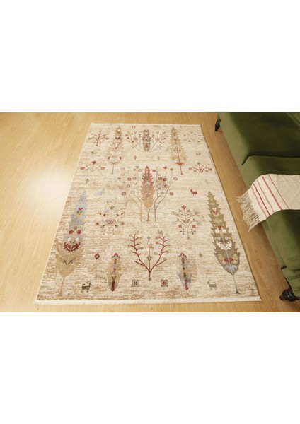 Karmelina Tozumaz Modaser Rengarenk Mekan Salon Oda Halısı