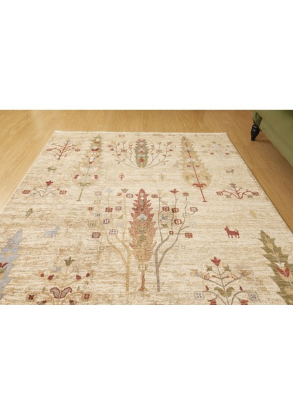 Karmelina Tozumaz Modaser Rengarenk Mekan Salon Oda Halısı