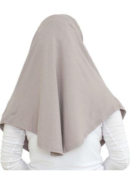 Uzun Hazır Giyim Turban Yumuşak Eşarp Islami Giyim Viskon - Açık Vizon