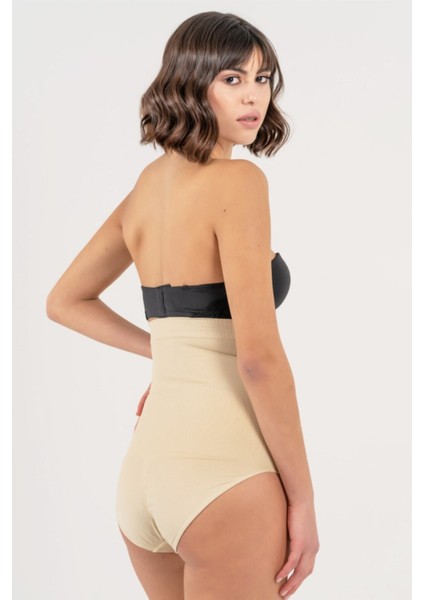 Yüksek Bel Slip Korse Ten