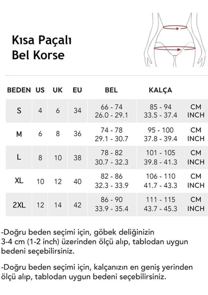 Lazer Paçalı Bel Korse