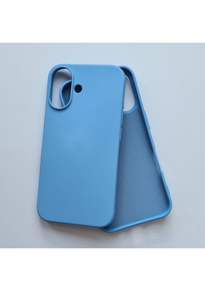 İphone 16 İle Uyumlu İçi Kadife Esnek Silikon Lansman Kılıf