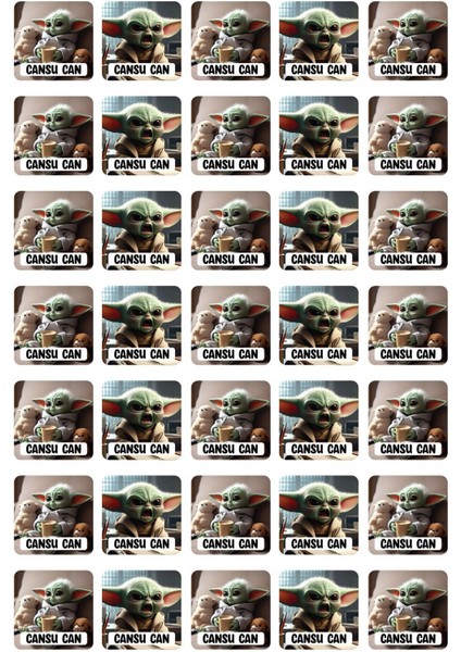 Baby Yoda Okul Etiket Seti ( Defter Etiketi, Kalem Etiketi , Araç Gereç Etiketleri. ) fiyatları