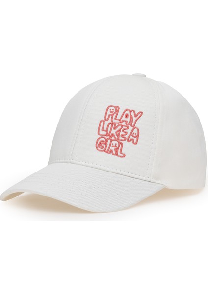 Kız Çocuk Beyaz Şapka 50312311-VR013