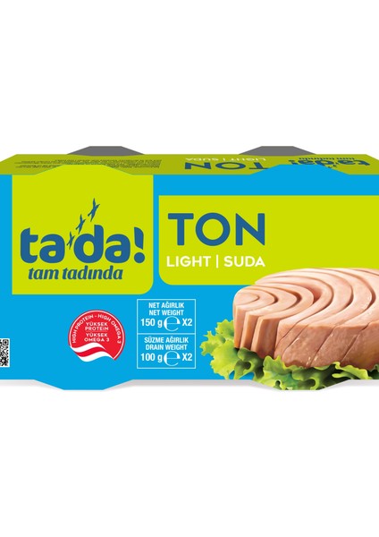 Light/hafif Ton Balığı 160 gr x 4 Adet