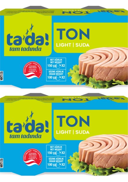 Light/hafif Ton Balığı 160 gr x 4 Adet