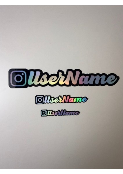 Kişisel Instagram Kullanıcı Adı Araç Sticker'ı fiyatları