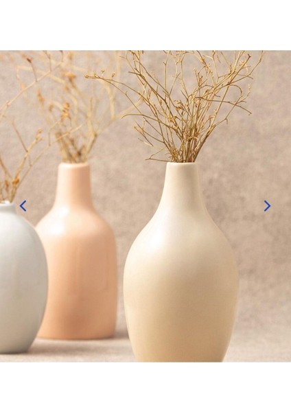Üçlü Dekoratif Testi Vazo