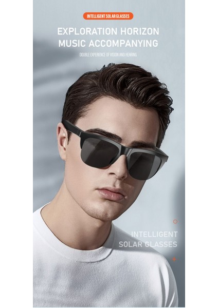 Hoparlörlü Bluetoothlu Güneş Gözlüğü Kablosuz Işık Geçirmez Akıllı Gözlük Dokunmatik Çift