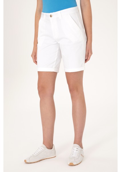 Kadın Beyaz Şort / Bermuda 50299160-VR013 fiyatları