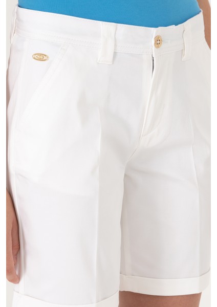Kadın Beyaz Şort / Bermuda 50299160-VR013 indirimleri