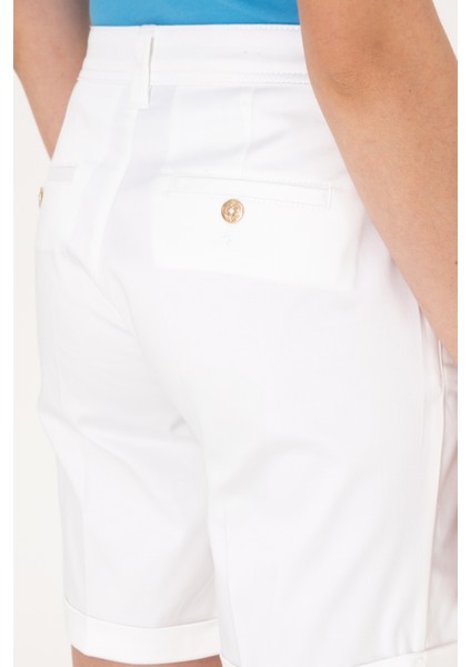 Kadın Beyaz Şort / Bermuda 50299160-VR013