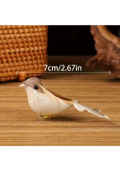 4 Adet Yapay Kuş Dekor Seti ( Karışık Renk Gönderim ) modelleri