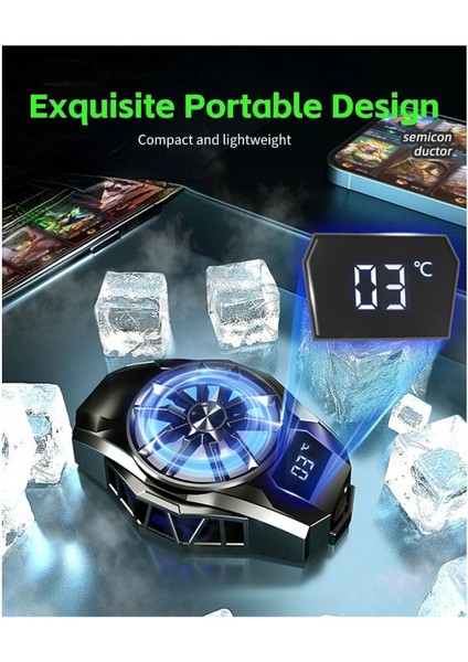 Derece Göstergeli Telefon Soğutucu Fan fiyatları