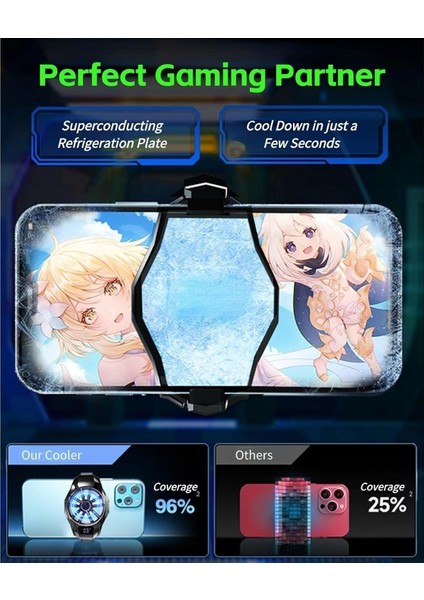 Derece Göstergeli Telefon Soğutucu Fan modelleri