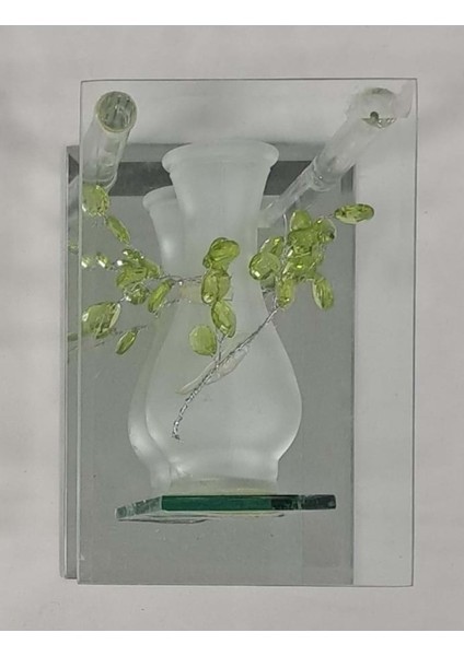 Biblo Aynalı Cam Vazo Nf6-1 ( 7 x 10 x 15 cm )