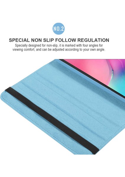 Galaxy Tab A7 Lite T225 Uyumlu Mkst Dönebilen Standlı Kılıf-Pembe modelleri