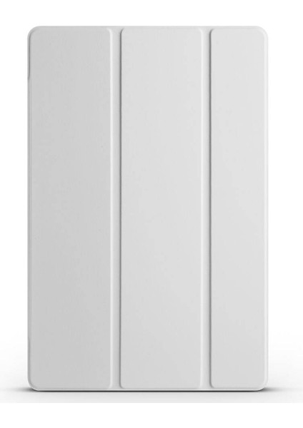 Galaxy Tab A9 Plus Uyumlu Mkst Smart Cover Standlı 1-1 Kılıf-Gri