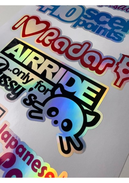 Araba Sticker ( Etiket ) Notebook,kask, Duvar, Bisiklet, Motosiklet, Dolap, Kapı A4 Boyutlarında modelleri