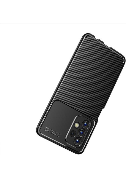 Galaxy A23 Kılıf Mkst Negro Silikon Kapak-Siyah