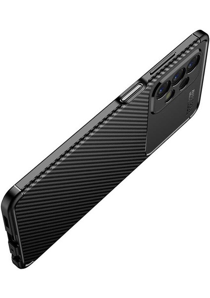 Galaxy A23 Kılıf Mkst Negro Silikon Kapak-Siyah
