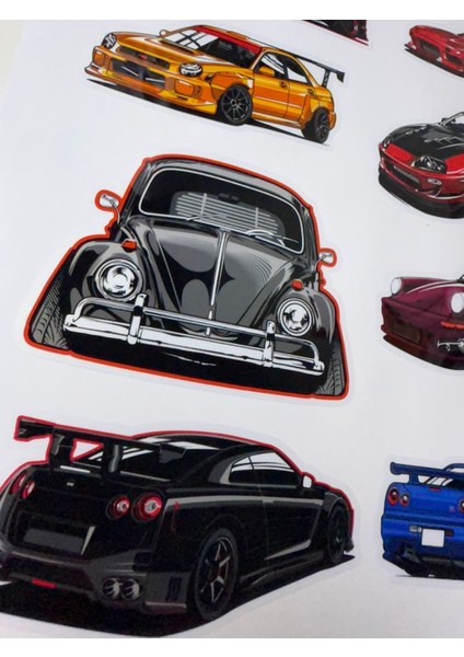Araba Sticker ( Etiket ) Notebook,kask, Duvar, Bisiklet, Motosiklet, Dolap, Kapı A4 Boyutlarında fırsatları