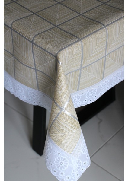 120X150 Zemin Kaydırmaz Silinebilir Muşamba Masa Örtüsü Kahvekaremetalik fiyatları