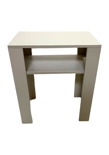 Raflı Balkon Masası, 40X70CM, Raflı Ufak Masa, Çalışma Masası, Kahvaltı Masası