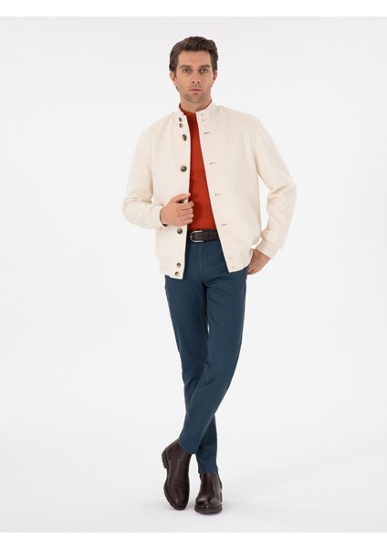 Erkek Petrol Slim Fit Jean Pantolon 50290516-VR102 modelleri