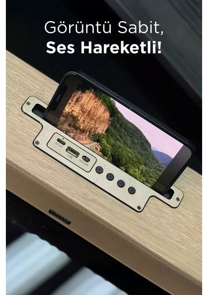 Kts-1738 Ahşap Bluetooth Hoparlör | Telefon Standı, Derin Bas, Usb + Tf Kart Girişli, Taşınabilir Ve Şarjlı Speaker fiyatları