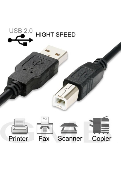 USB Yazıcı Printer Ara Bağlantı Kablosu USB 2.0 Yüksek Hız 3 Metre 4912 fiyatları