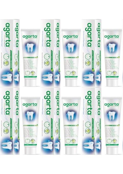 Doğal Diş Macunu 100ML Bitki Özlü (6 Lı Set)