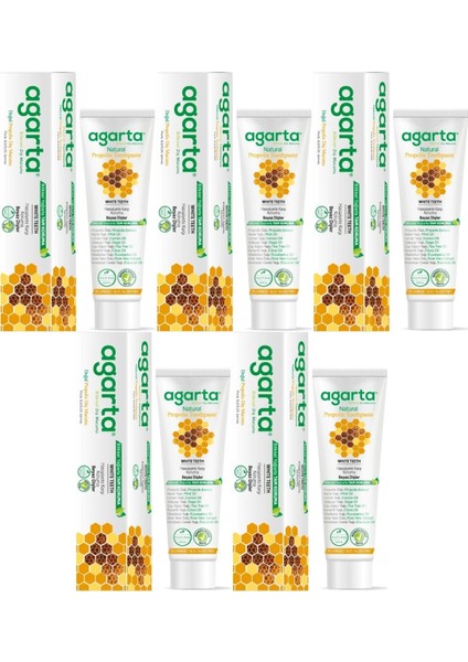 Doğal Diş Macunu 100ML Propolisli (5 Li Set)