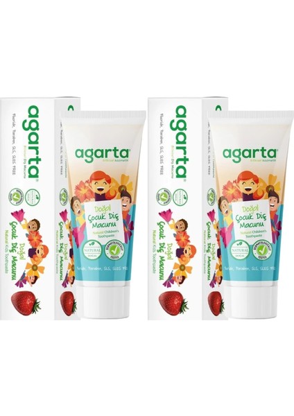 Doğal Diş Macunu 75ML Çocuk (2 Li Set)